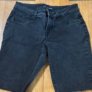 Maurices Dark Black Stretch Denim Jeggings